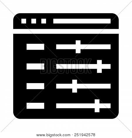 Web Page Control Elements For Mobile Concept And Web Apps.