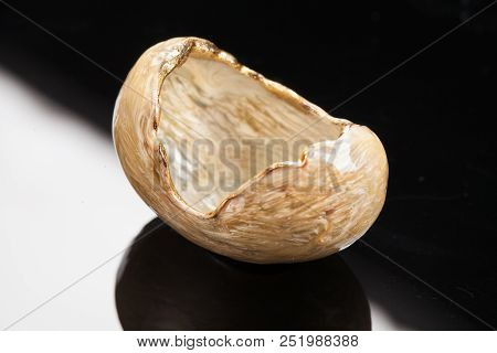 Piece Of Stone On A Studio Background