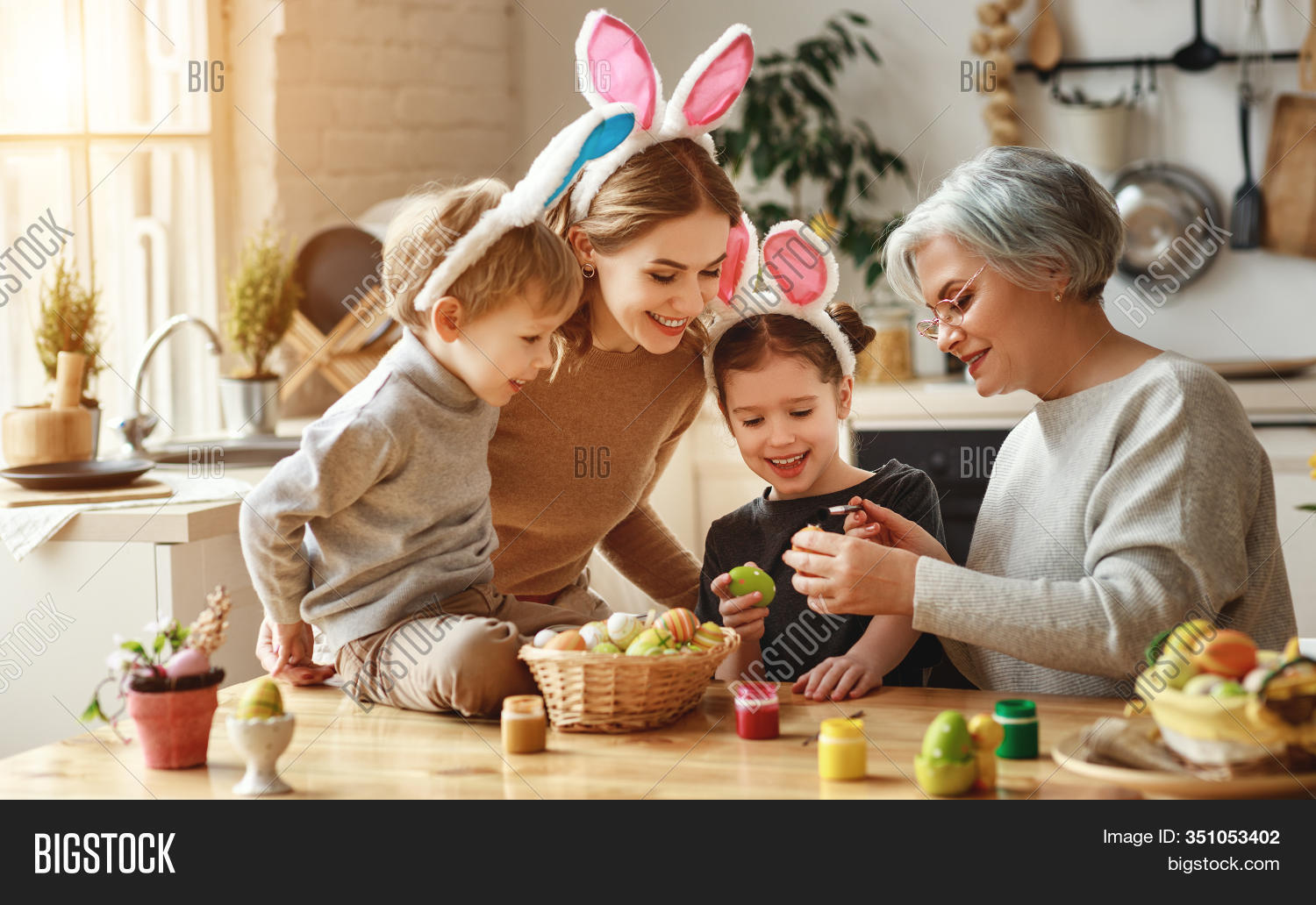 Happy Easter! Family Image & Photo (Free Trial) Bigstock