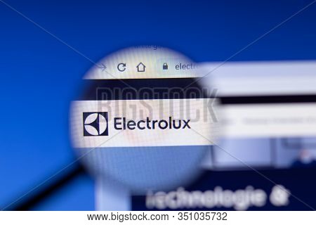 Saint-petersburg, Russia - 18 February 2020: Electrolux Company Website Page Logo On Laptop Display.