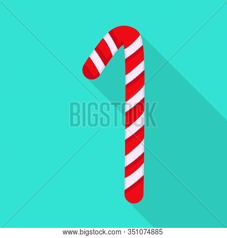 Vector Illustration Of Lollipop And Cane Logo. Graphic Of Lollipop And Spiral Stock Symbol For Web.