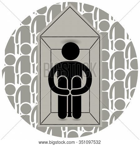 Agoraphobia. Fear Of Entering Open Or Crowded Places. Locked Himself At Home. Afraid To Go Outside. 