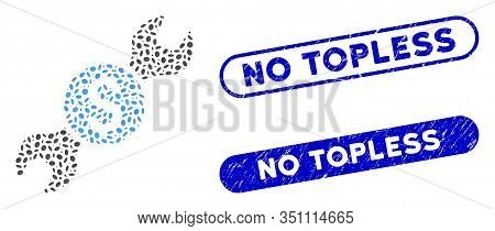 Mosaic Wrench Price And Corroded Stamp Seals With No Topless Caption. Mosaic Vector Wrench Price Is 