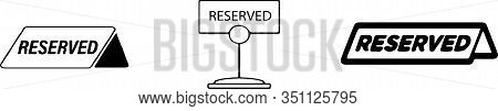 Reserved Icon Isolated On Background  Service, Setting, Shop, Sign
