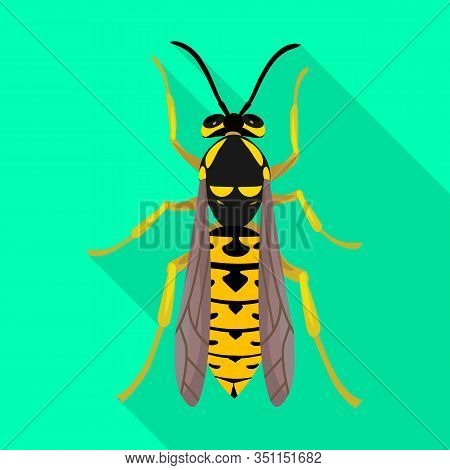 Hornet Vector Icon.flat Vector Icon Isolated On White Background Hornet.