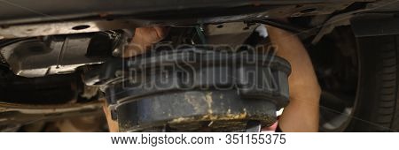 Focus On Automobile Radiator And Parts Of Machine Details Necessarily Used For Perfect Auto Function