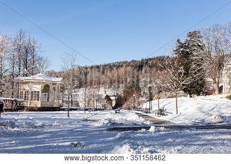 Winter Mountains On A Bright Sunny Day