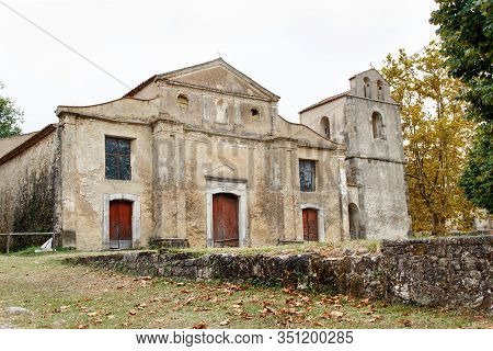 Roscigno Vecchio - Old Abandoned Village In Cilento, Campania, Italy