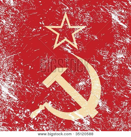 Komunismus CCCP - retro vlajky SSSR