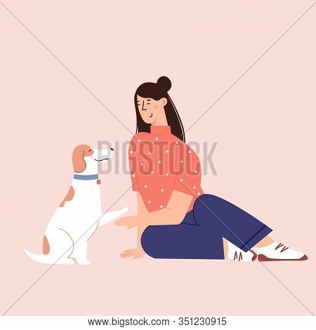 Flat Cartoon Vector Illustration About Human And