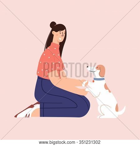 Flat Cartoon Vector Illustration About Human And