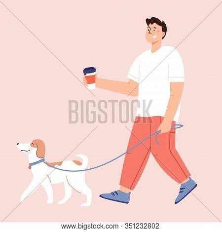 Flat Cartoon Vector Illustration About Human And
