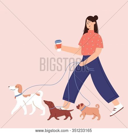 Flat Cartoon Vector Illustration About Human And