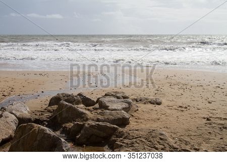 Taken On The Beach At Boscombe, Near Bournemouth, Dorset On The South Coast Of The Uk.