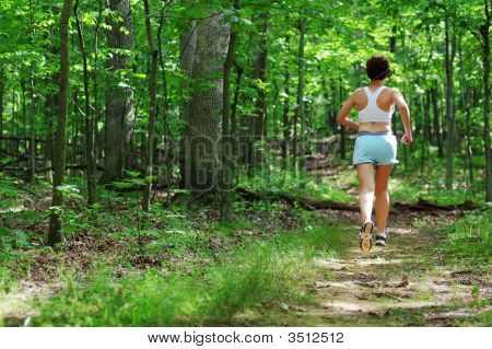 Zralá žena Runner