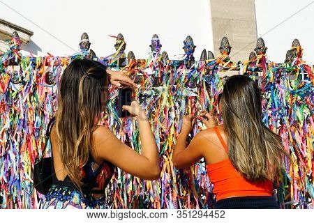 Igreja De Nosso Senhor Do Bonfim, A Catholic Church Located In Salvador, Bahia In Brazil. Famous Tou