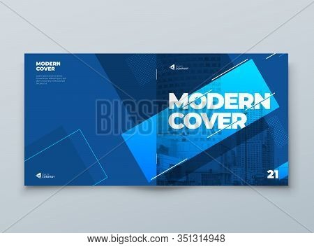 Square Brochure Template Layout Design. Corporate Business Annual Report, Catalog, Magazine, Flyer M