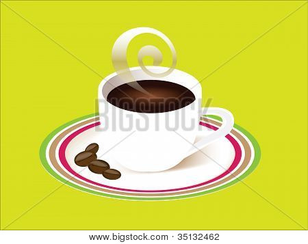 Xícara de café com soucer