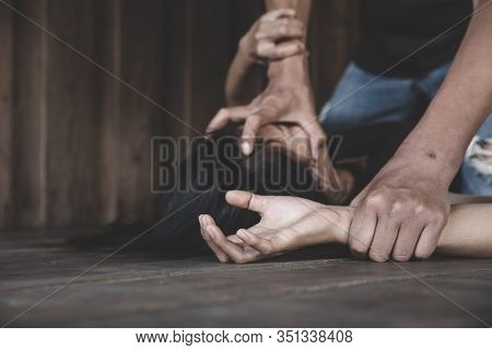 Man Physically Abusing His Girlfriend, Help Victim Of Domestic Violence, Sexual Abuse And Rape, Huma