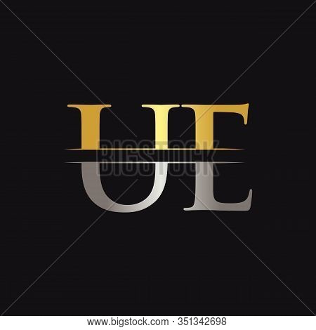 Initial Letter UE Logo Design Vector Template. UE Letter Logo Design