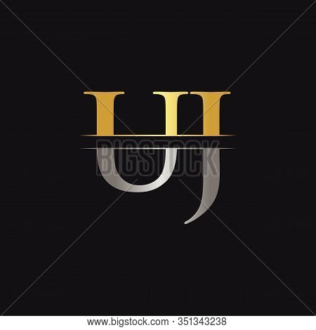 Initial Letter UJ Logo Design Vector Template. UJ Letter Logo Design