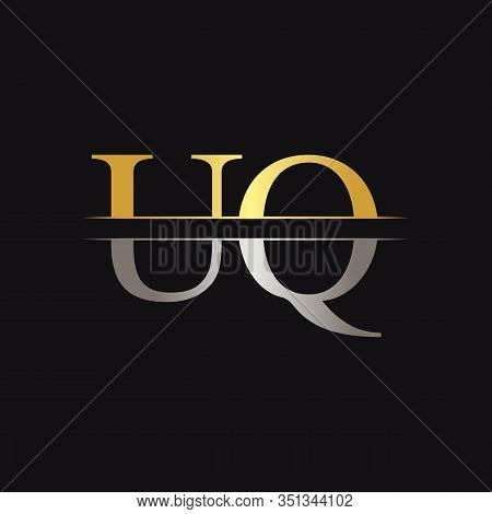 Initial Letter UQ Logo Design Vector Template. UQ Letter Logo Design