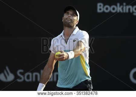 Rio De Janeiro, Rj, Brazil - February 17, 2020: Fernando Verdasco (esp) Vs Pablo Andujar (esp) Champ