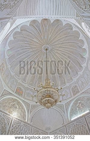 Kairouan, Tunisia - December 10, 2019: The Abou Zamaa Zaouia (barber Mosque Or Sidi Sahbi Mosque), W