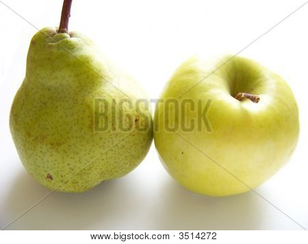 Pære og æble