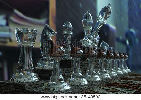 Jeu d'échecs 3D
