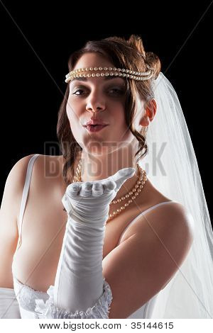 Dejlige sensuelle brud i lingeri