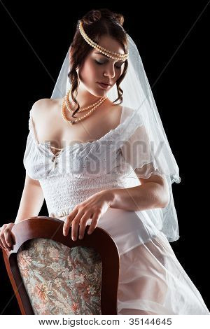 Dejlige sensuelle brud i lingeri