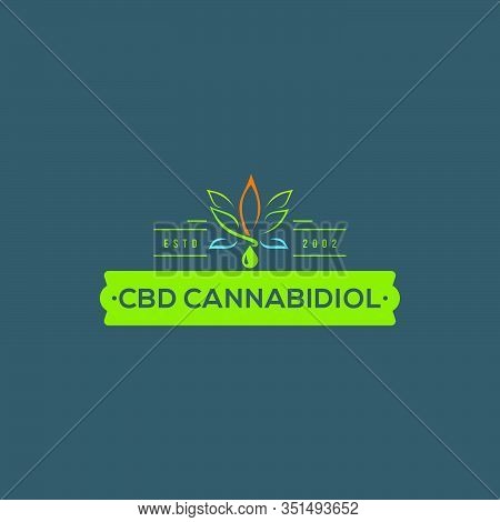 Cbd Hemp Oil.marijuana Leaf. Medical Cannabis. Cannabis Extract.