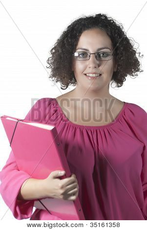 Estudante de mulher