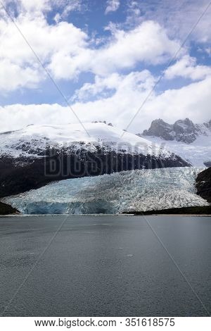 Pia Glacier In Patagonia. Chile. South America
