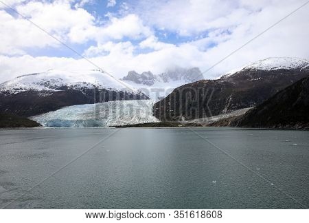 Pia Glacier In Patagonia. Chile. South America