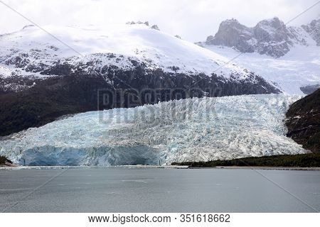 Pia Glacier In Patagonia. Chile. South America