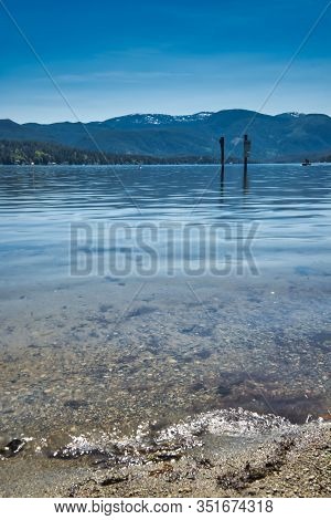 View Of Sproat Lake Provincial Park During The Fall Season, Vancouver Island, Bc, Canada
