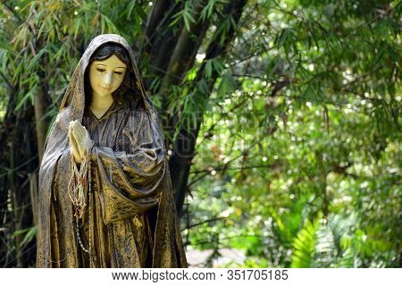 Rizal, Ph - Nov. 30: Virgin Mary Statue At Parish Of The Immaculate Heart Of Mary On November 30, 20