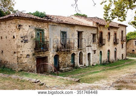Roscigno Vecchio - Old Abandoned Village In Cilento, Campania, Italy