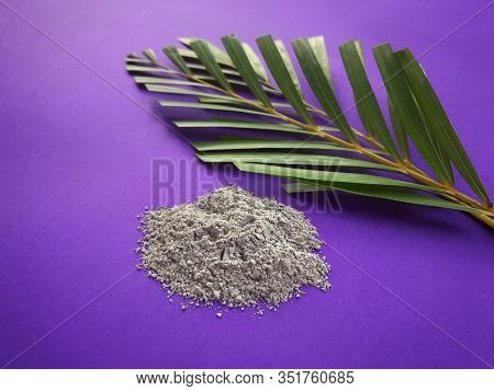 Good Friday, Palm Sunday, Ash Wednesday, Lent Season And Holy Week Concept.  Ashes And Palm Leaves O