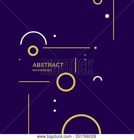 Modern Abstract Background With Geometric Shapes. Vector Illustration