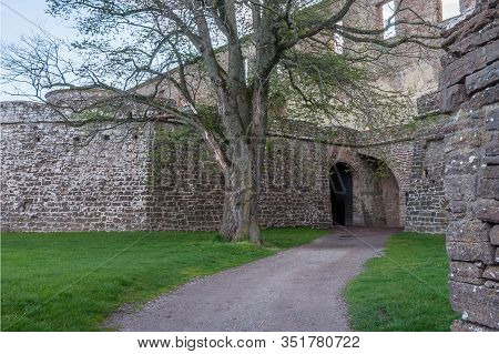 Borgholm, The Grand Remains Of A Medieval Fort On The Island Of Oland. Sweden