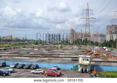 Utkanten av St.Petersburg, området OSW