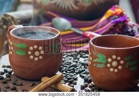 Cafe De Olla, Traditional Mexican Coffee From Clay Pots