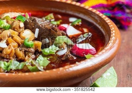 Mexican Red Pozole, Pork And Hominy Stew