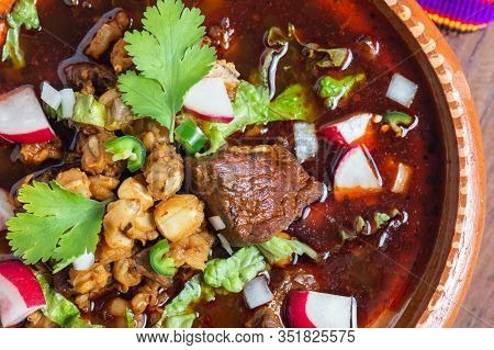 Mexican Red Pozole, Pork And Hominy Stew
