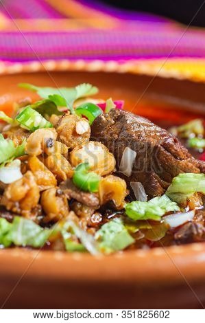 Mexican Red Pozole, Pork And Hominy Stew