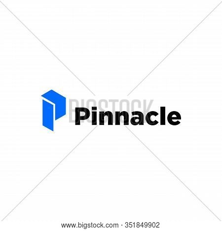 Pay Go Logo Design / P Letter And Pinnacle