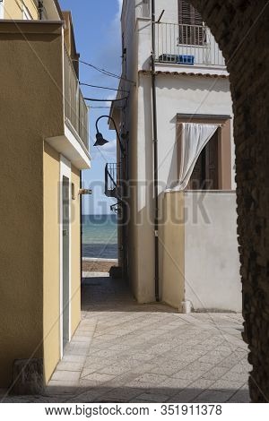 Termoli, Campobasso, Molise, Italy, And Its Beach At Summer